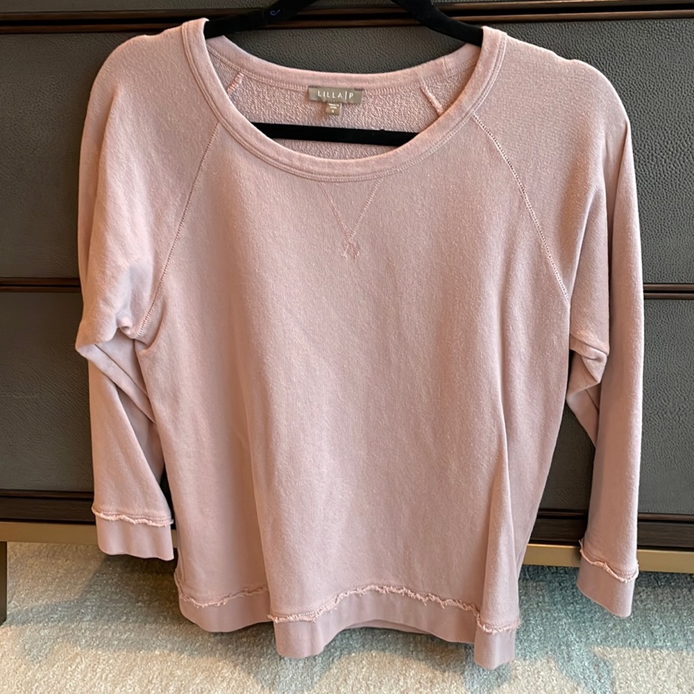 Lilla P Sz Small Pink Sweater